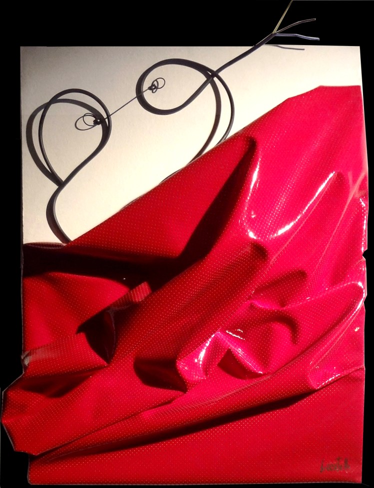 l'amour di ISa Locatelli -tecnica-mista-su-tavola-70x60x10