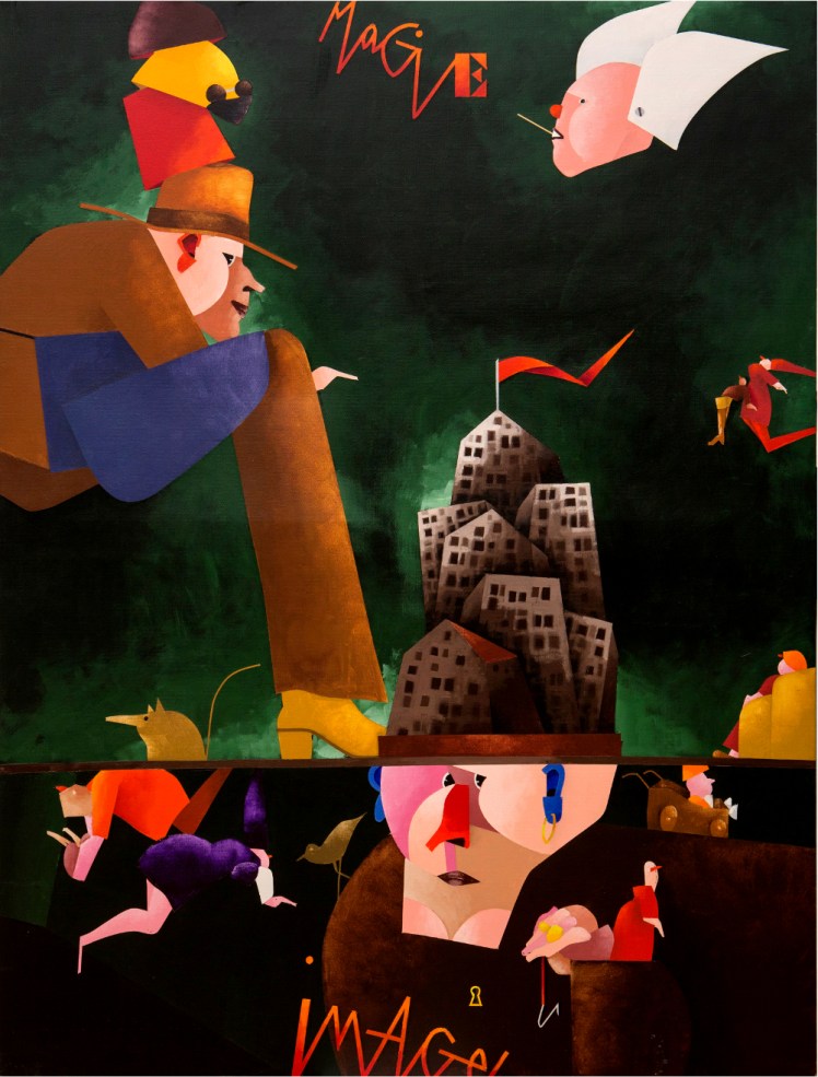Emilio Tadini -Fiaba 1999 - 150x200